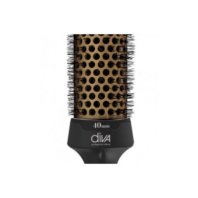 Diva Pro Keramische Warmluftbürste 40mm – Professionelle Stylingbürste mit keramischer Beschichtung & Ionentechnologie