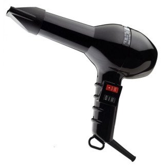 ETI Turbodryer Zwart 2000 1400–1600W – Professional lightweight hair dryer with AC motor