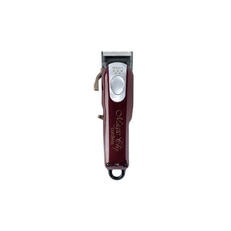 Wahl 5-Star Cordless Magic Clip Burgundy – Professional cordless hair clipper with pivot motor