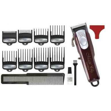 Wahl 5-Star Cordless Magic Clip Burgundy – Professioneller kabelloser Haarschneider mit Pivotmotor
