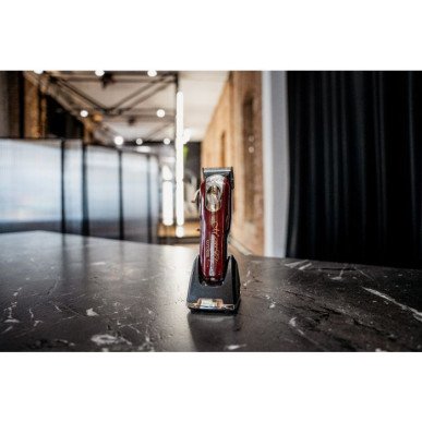 Wahl 5-Star Cordless Magic Clip Burgundy – Professionele draadloze tondeuse met krachtige pivotmotor