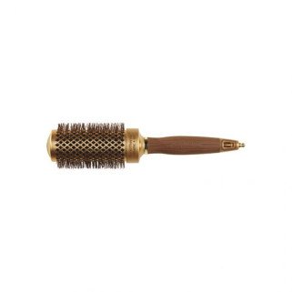 Olivia Garden Expert Blowout Shine Wavy Brosse Céramique 45mm Or/Marron