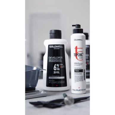 Goldwell Système de dosage Set – Set Professionnel pour Mélanger Couleur et Oxydant