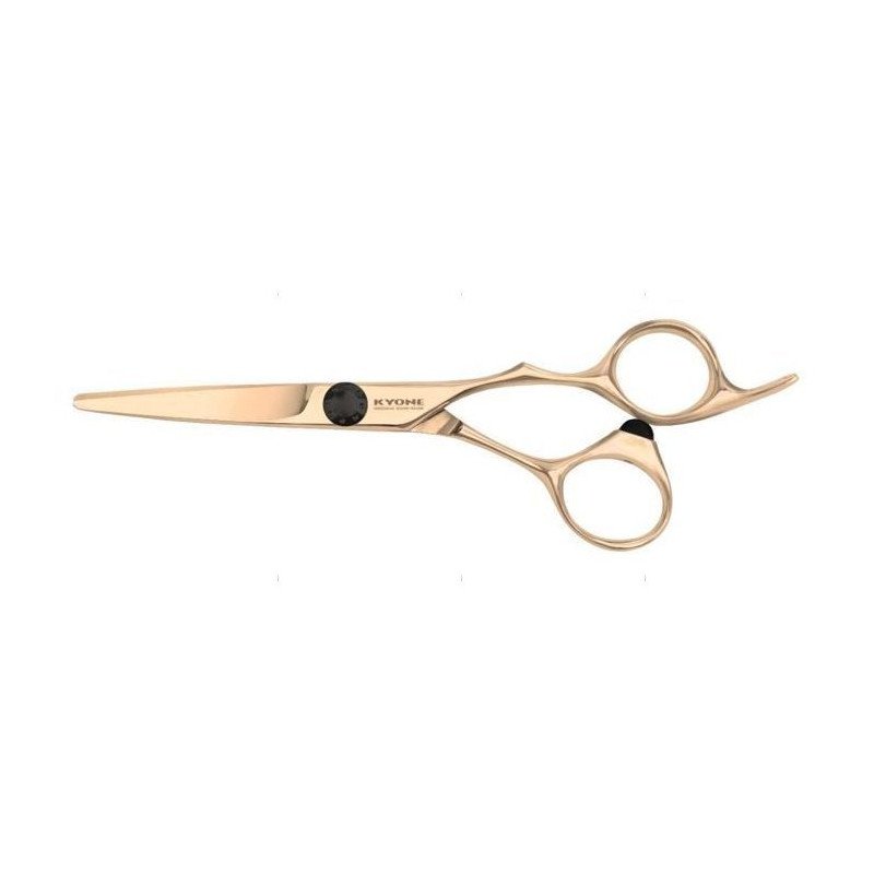 Kyone 710 Professionelle Haarschere Rose Gold 6,0" – Ergonomisch, Anti-Allergie, Extrem Langlebig