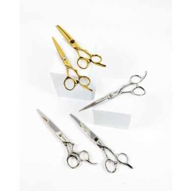 Kyone 710 Professionelle Haarschere Rose Gold 6,0" – Ergonomisch, Anti-Allergie, Extrem Langlebig