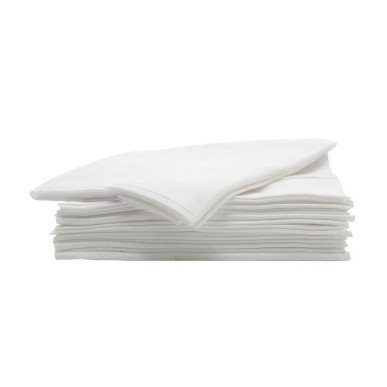 Sibel Absorb & Dry Professionelle Einweghandtücher 50 Stück – Weiß 40x80cm, 100% Biologisch Abbaubare Viskose