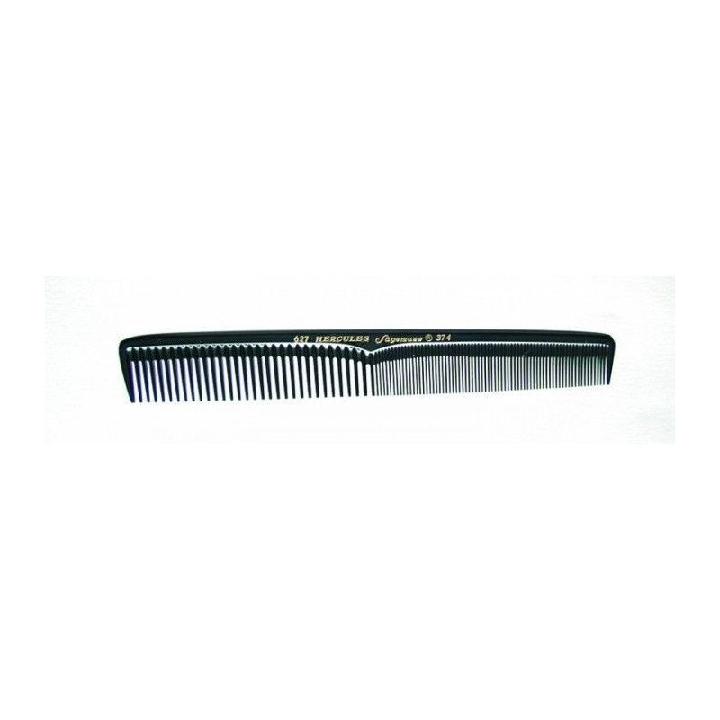 Hercules Sägemann Professional Cutting Comb 627M Black 7.0" – Handcrafted from Ebonite Hercules Sägemann Professional Cutting Comb 627M Black 7.0" – Handcrafted from Ebonite