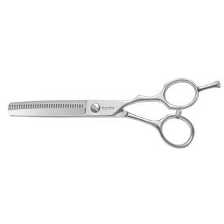 Kyone 410T Professionele Coupeschaar 5,5" 32T – Ergonomisch, Licht Gebogen Vertanding