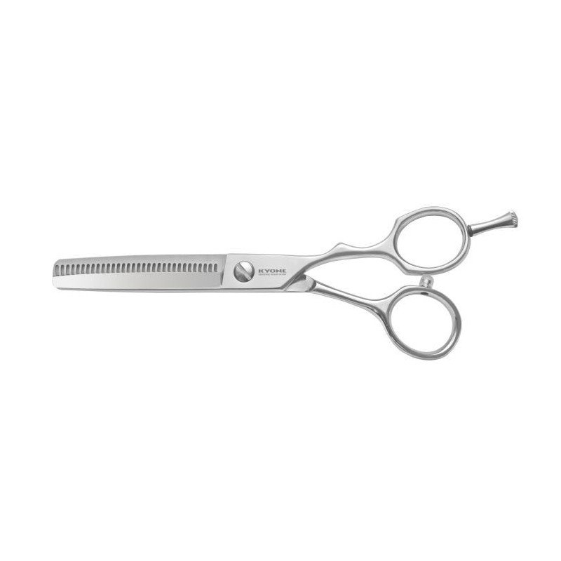 Kyone 410T Professionele Coupeschaar 5,5" 32T – Ergonomisch, Licht Gebogen Vertanding