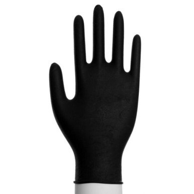 Abena Professionelle Nitril Handschuhe Classic Puderfrei Größe M Schwarz 100 Stk