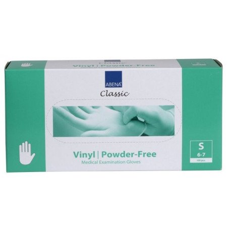 Abena Professionele Vinyl Handschoenen Classic Poedervrij S Transparant 100s