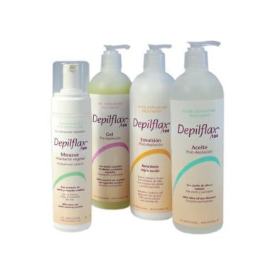 Emulsie na het ontharen Depilflax 100 500 ml voor professionele ontharing en verzorgde huidverzorging in de schoonheidssalon