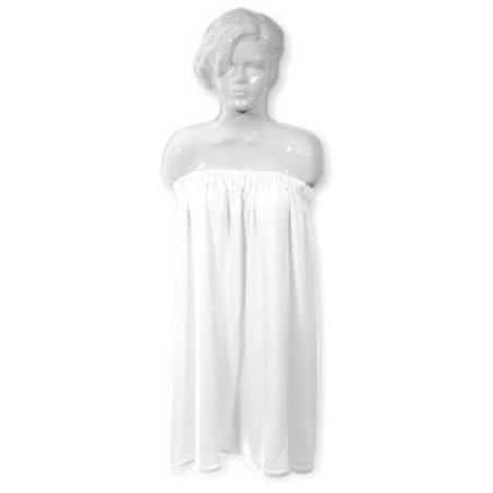 Witte badstof cape nr. 1 voor professioneel gebruik in salon, praktijk en studio met comfort voor klant en specialist