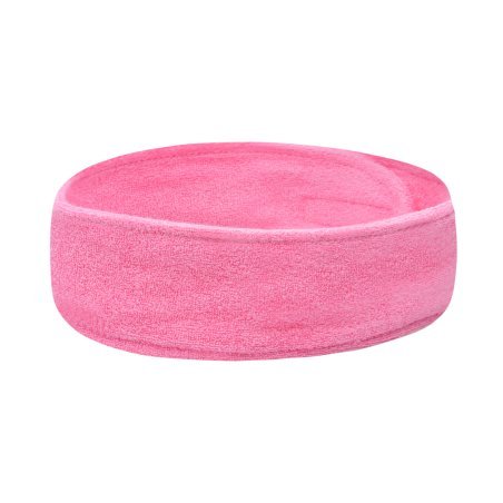 Badstof haarband roze voor salon en studio, comfortabel professioneel accessoire voor schoonheidsspecialisten en stylisten