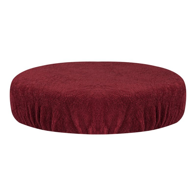 Frottee-Bezug für Hocker bordeaux Frottee-Bezug für Hocker bordeaux