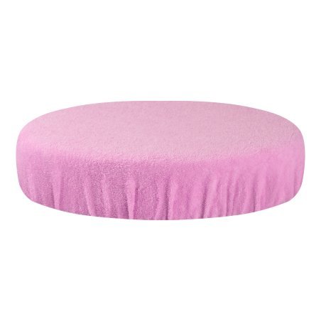 Badstof hoes voor kruk roze voor meer comfort en een verzorgde uitstraling in salon, praktijk en studio voor professionals