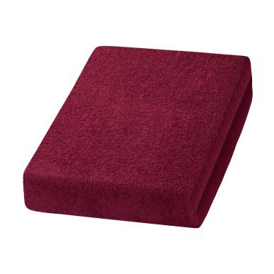 Badstof laken Maroon Terry Sheet voor professioneel saloncomfort en een verzorgde inrichting van salon, praktijk of studio