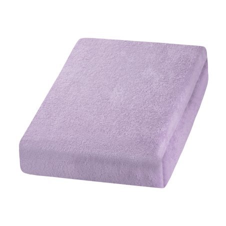 Paarse terry sheet voor salon, praktijk en studio voor comfortabel en professioneel gebruik tijdens behandelingen