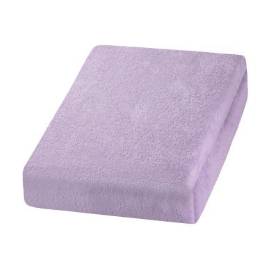 Paarse terry sheet voor salon, praktijk en studio voor comfortabel en professioneel gebruik tijdens behandelingen