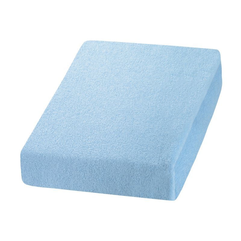 Blauwe TERRY SHEET voor professioneel gebruik in salon, praktijk en studio voor comfort, hygiëne en een verzorgde werkplek