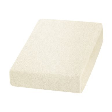 Professioneel terry laken Crème TERRY SHEET voor salon, praktijk en studio, voor comfort en een verzorgde salonuitstraling
