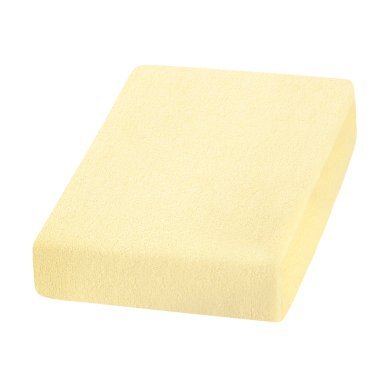 Gele TERRY SHEET voor professioneel gebruik in salon, praktijk of studio voor comfort en een verzorgde werkplek