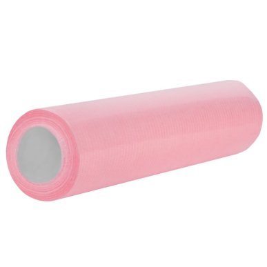 Roze wegwerp-tafelkleed voor cosmetische behandelingen, professionele ontharing en huidverzorging in de schoonheidssalon