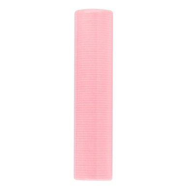Roze wegwerp-tafelkleed voor cosmetische behandelingen, professionele ontharing en huidverzorging in de schoonheidssalon