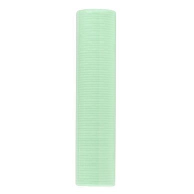 Wegwerp cosmetische cape in celadon voor ontharing, huidverzorging en professioneel salongebruik door beautyprofessionals