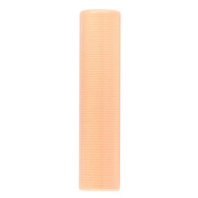 Wegwerp cosmetische doek op rol, zalmkleurig, geperforeerd, 33 cm hoog, 19,20 m, voor elke cosmetische tafel en behandelbed