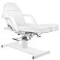 Hydraulische behandelstoel A-210C Pedi wit voor schoonheidssalon, pedicure, make-up en massage met voetsteunen