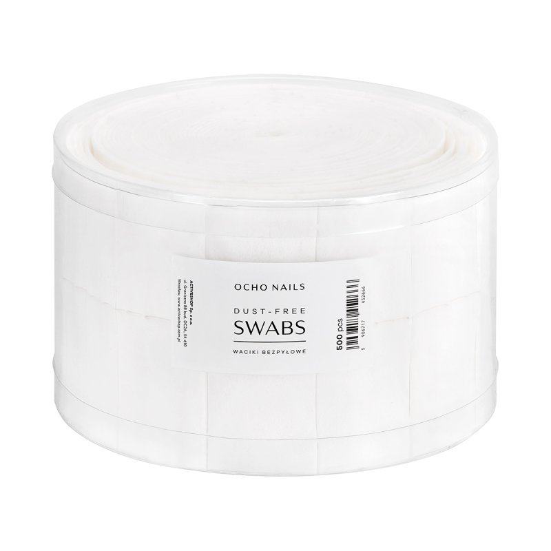 Pluisvrije doekjes OCHO NAILS 500 stuks met 12 lagen voor gel- en acrylnagelstyling in salon en behandelruimte
