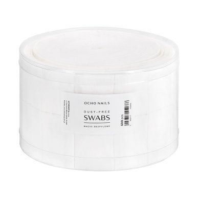 Pluisvrije doekjes OCHO NAILS 500 stuks met 12 lagen voor gel- en acrylnagelstyling in salon en behandelruimte