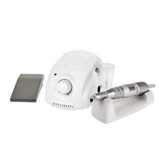 Professionele nagelfreesmachine Saeyang Marathon 3 Champion wit met H200 voor manicure en pedicure in de salon