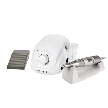 Professionele nagelfreesmachine Saeyang Marathon 3 Champion wit met H200 voor manicure en pedicure in de salon