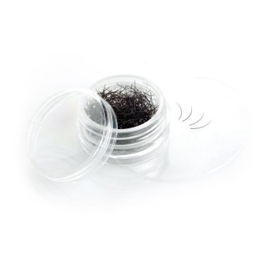 Professionele synthetische wimpers Syis J-krul 10 mm 0,15 mm zwart voor 1:1 wimperverlenging en voller effect, 0,25 g