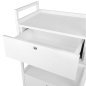 Professionele werktafel Giovanni Beauty Type 1019 voor salon en behandelruimte, wit, afsluitbare lades, 55,5 x 37 x 82 cm Professionele werktafel Giovanni Beauty Type 1019 voor salon en behandelruimte, wit, afsluitbare lades, 55,5 x 37 x 82 cm