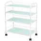 Professionele werktafel Giovanni Beauty Type 1015A met glazen legplanken voor schoonheidssalon en cosmetische apparatuur