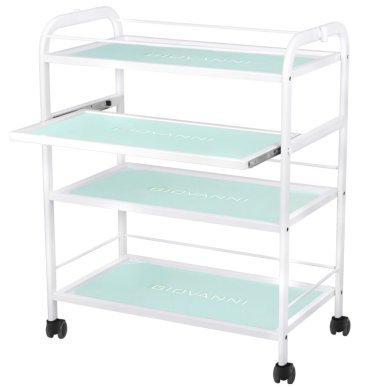 Professionele werktafel Giovanni Beauty Type 1015A met glazen legplanken voor schoonheidssalon en cosmetische apparatuur