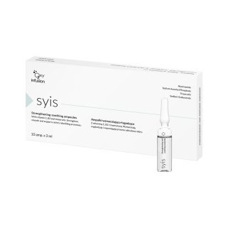 Versterkende en kalmerende ampullen SYIS 10 x 3 ml voor couperosegevoelige, gevoelige en rode huid in salons