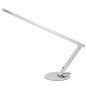LED-bureaulamp Slim aluminium zilver voor manicure, pedicure, beautybehandelingen en professioneel detailwerk in salons