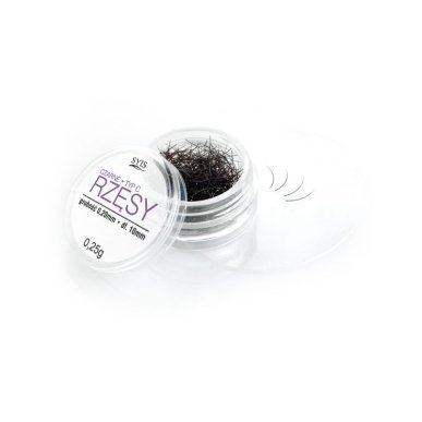 Wimperextensions C-krul 0.20 x 10 mm SYIS 0.25 g intens zwart voor professionele wimperverlenging en wimperstyling