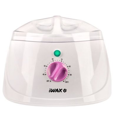 Waxverwarmer voor blikken IWAX 400 ml 150 W voor professionele ontharing in salon en beautypraktijk, compact model