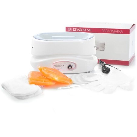 Professionele paraffinebadset A Giovanni 220W voor handen, voeten en droge huid, complete warme verzorging in de salon