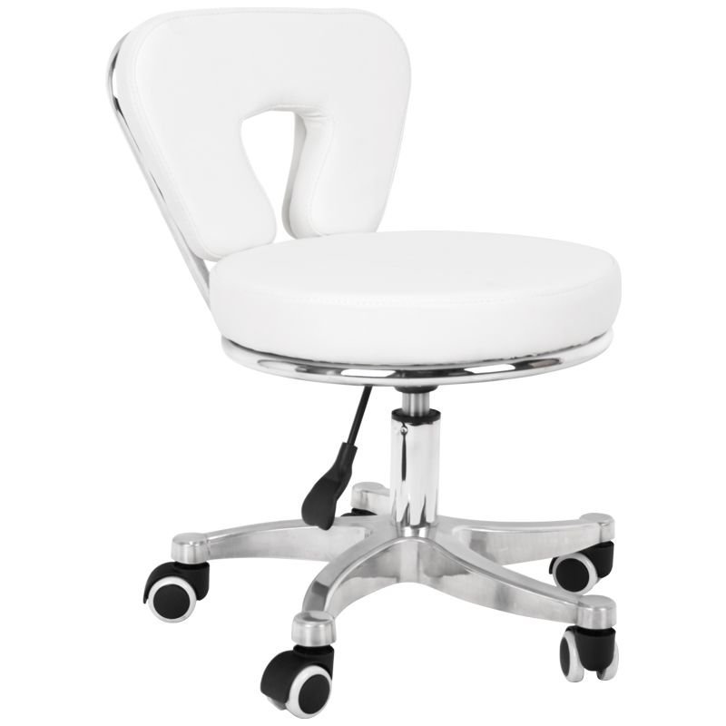 Pedicurekruk cosmetisch wit 9266 voor professioneel salonwerk en comfortabele pedicure- en beautybehandelingen in de salon