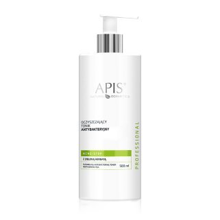Apis acne-stop antibacterial cleansing tonic. with green tea 500ml