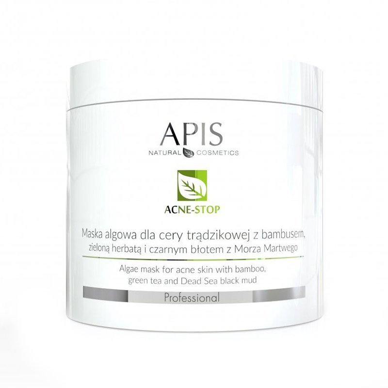 Algenmasker Apis Acne-Stop 250 g voor acnegevoelige, vette en onzuivere huid met zuiverend en matterend effect Algenmasker Apis Acne-Stop 250 g voor acnegevoelige, vette en onzuivere huid met zuiverend en matterend effect