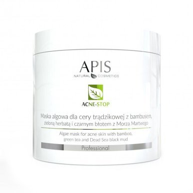 Algenmasker Apis Acne-Stop 250 g voor acnegevoelige, vette en onzuivere huid met zuiverend en matterend effect