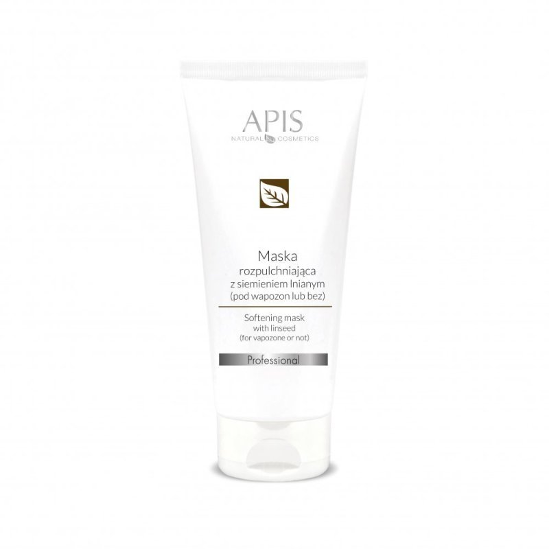 Weekmakend lijnzaadmasker Apis 200 ml onder vapozone voor voorbereiding op dieptereiniging en soepele huid in salon Weekmakend lijnzaadmasker Apis 200 ml onder vapozone voor voorbereiding op dieptereiniging en soepele huid in salon
