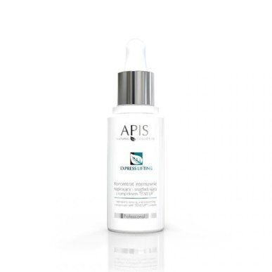 Verstevigend gladmakend concentraat Apis Tens'Up Express Lifting 30 ml voor rijpere huid en professionele salonverzorging